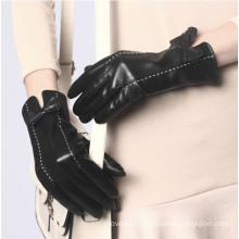 ZF100 hot sale lady fashion dress leather driving gloves